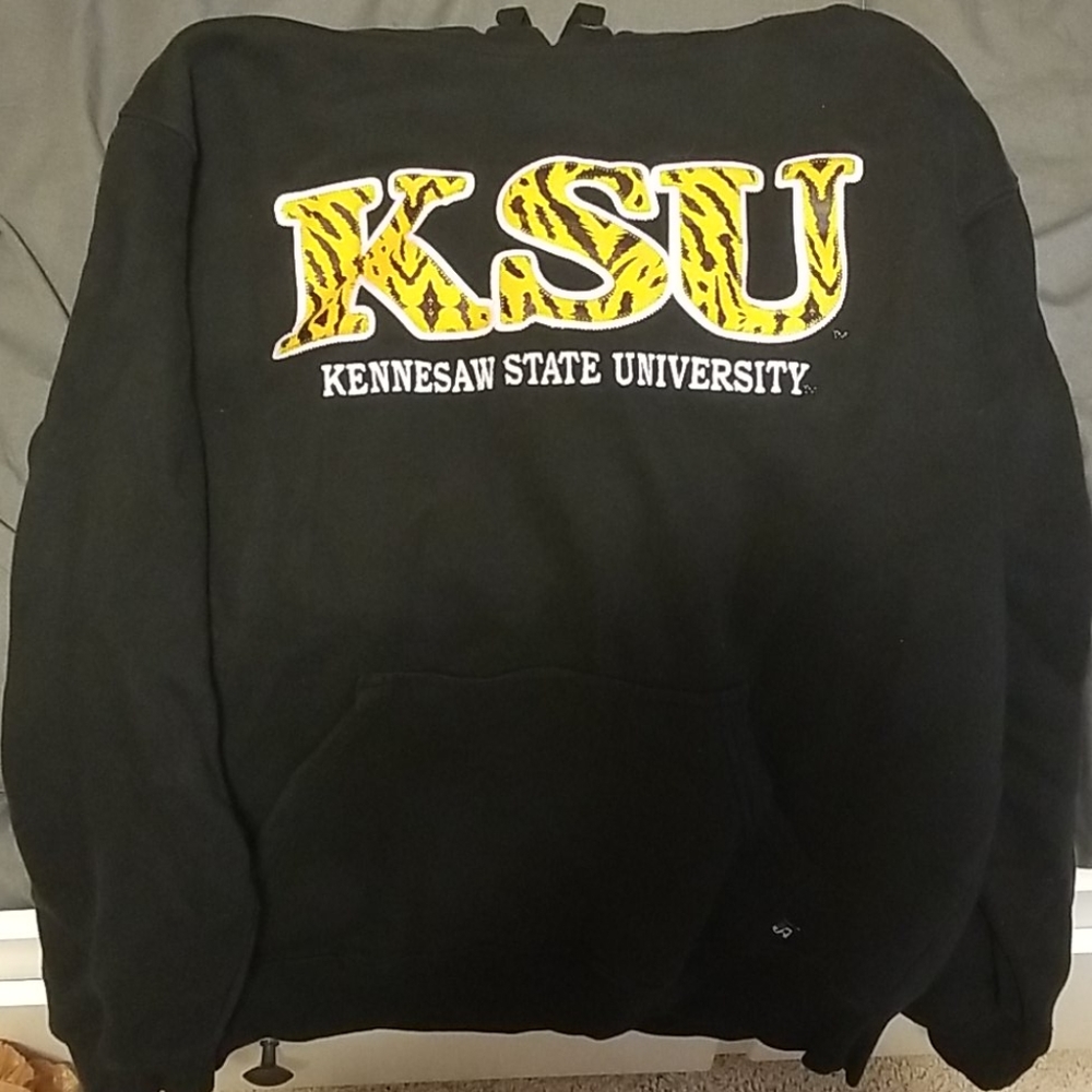 KSU Black (owl) Print University Hoody
